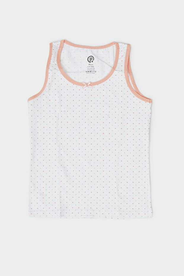 Kız Çocuk 3'lü Atlet - İç Giyim - 4