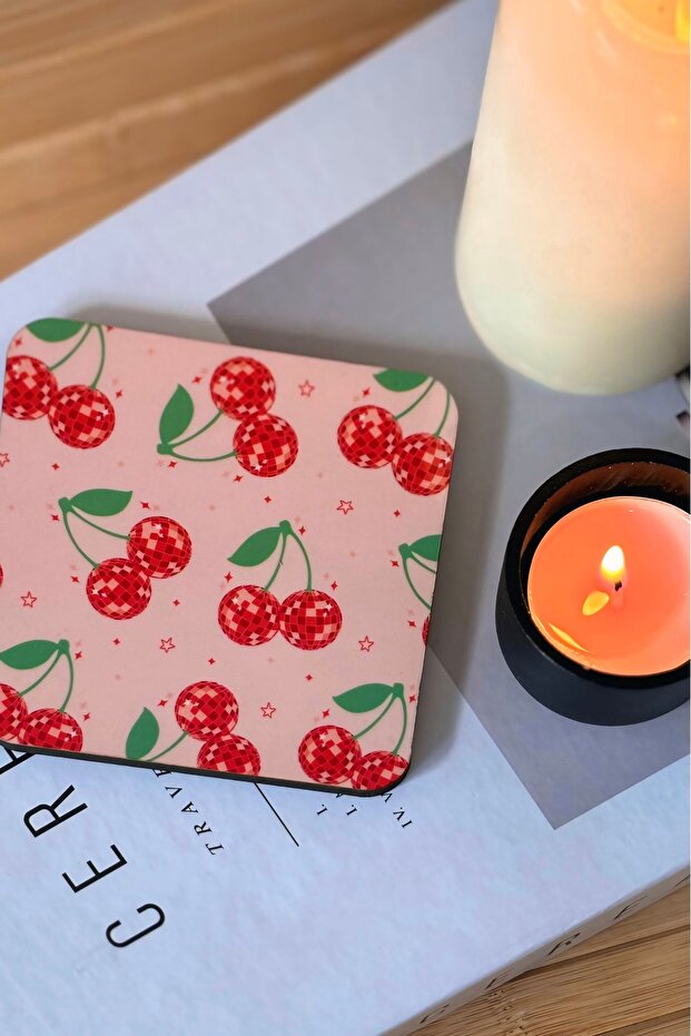 قاعدة كوب ديسكو تشيري ديسكو توب بنمط الكرز - 4