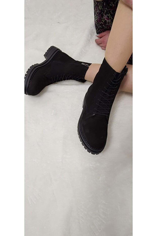 Gerçek Nubuk Deri Postal Bot - 1