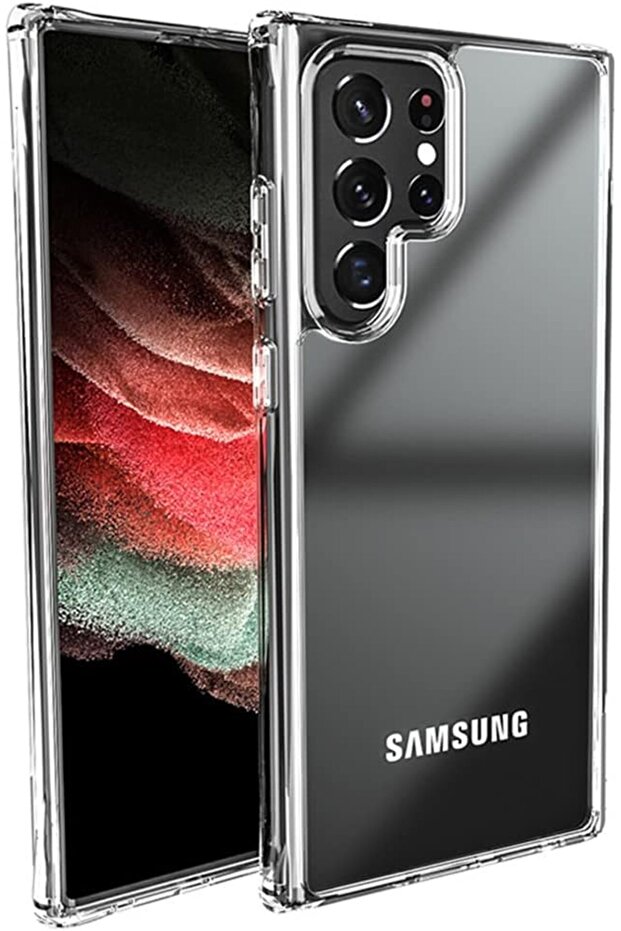 Samsung Galaxy S22 Ultra Bumper Clear Case Cover