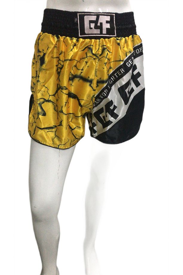 G4F Kıck Boxıng Short Sublımated Short Siyah/Sarı XL Beden - 2