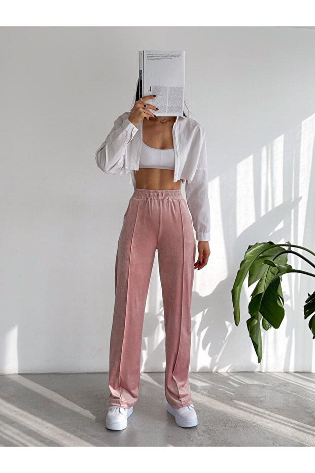 Wide Leg Velvet Pants Max Boy / Wide Leg Velvet Pants