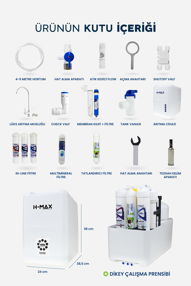 Hmax B3512 Model Su Arıtma Cihazı - 6