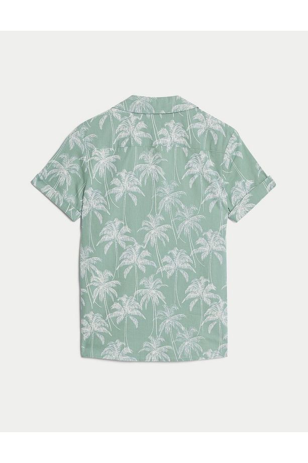 2'li Desenli Gömlek ve T-Shirt Seti (6-16 Yaş) - 2