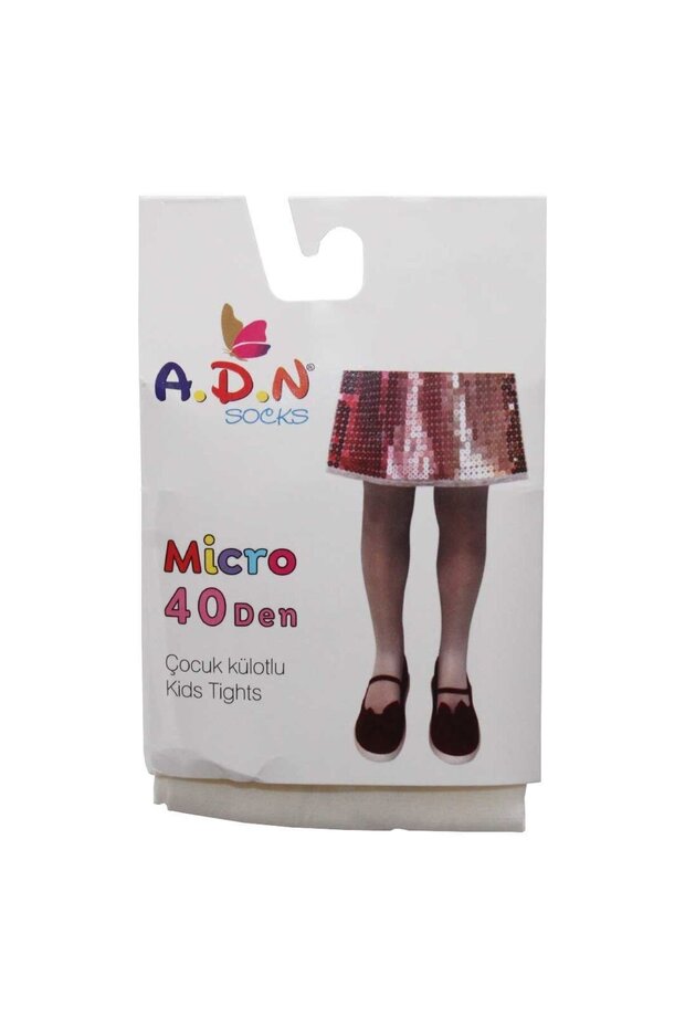 Girl's Ecru Banana Pantyhose