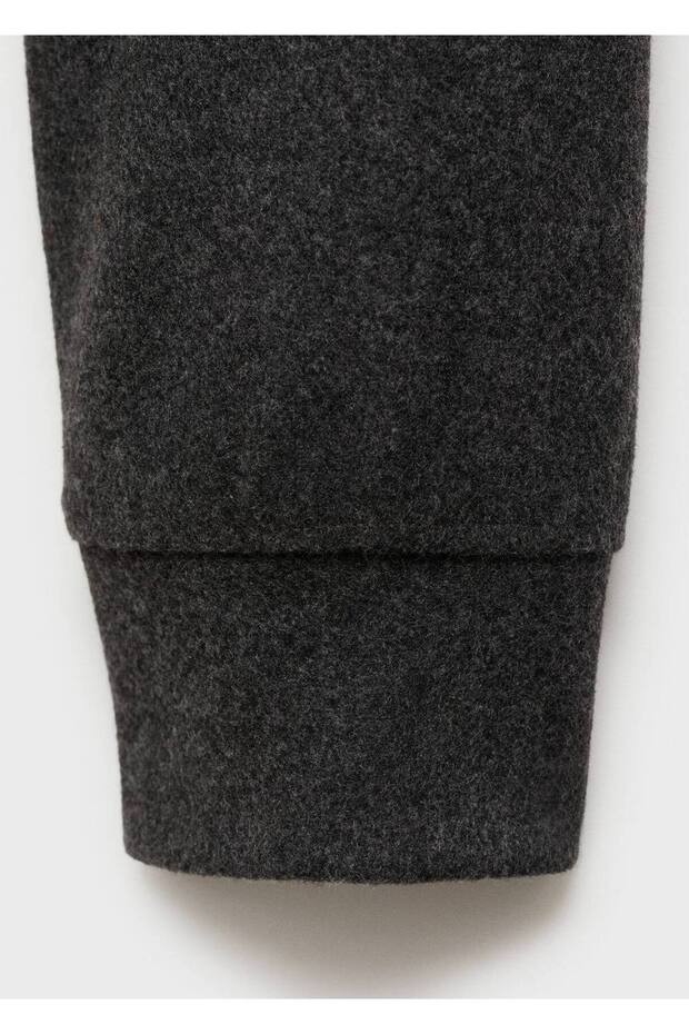 Regular kesim polo kumaş sweatshirt - 5