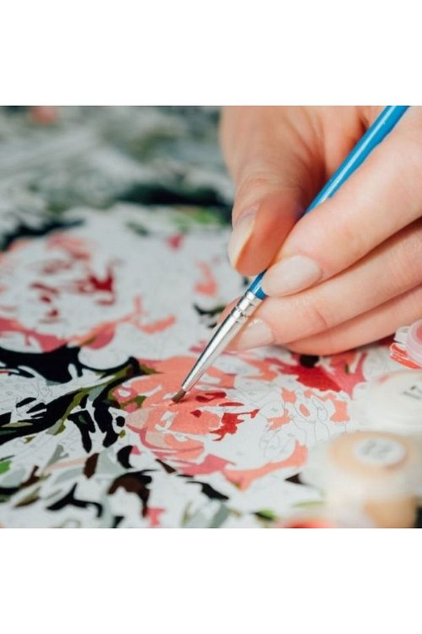 Canvas Mumlar ve Piyano Sayılarla Boyama Seti Rulo - 6