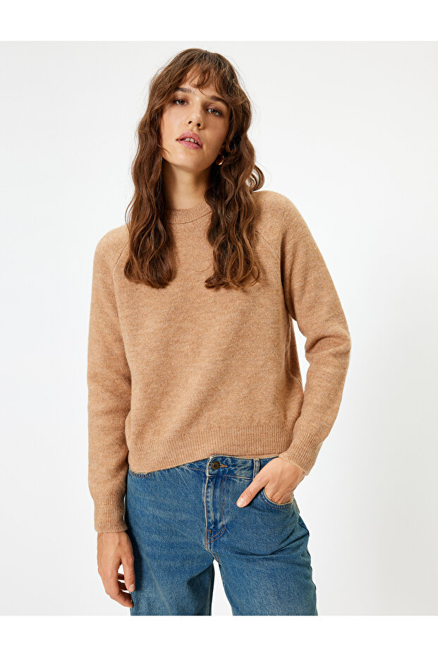 Basic Knitwear Sweater Long Sleeve Soft Textured