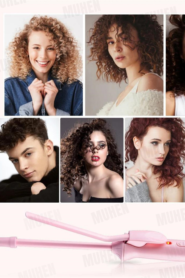 Afro Dalga ve Kıvırcık Saçlar İçin Seramik Saç Maşası – Hızlı Isıtan ve Profesyonel Kalite - 3
