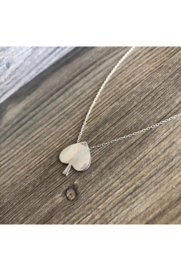 Gümüş Maça As Kolye - 3