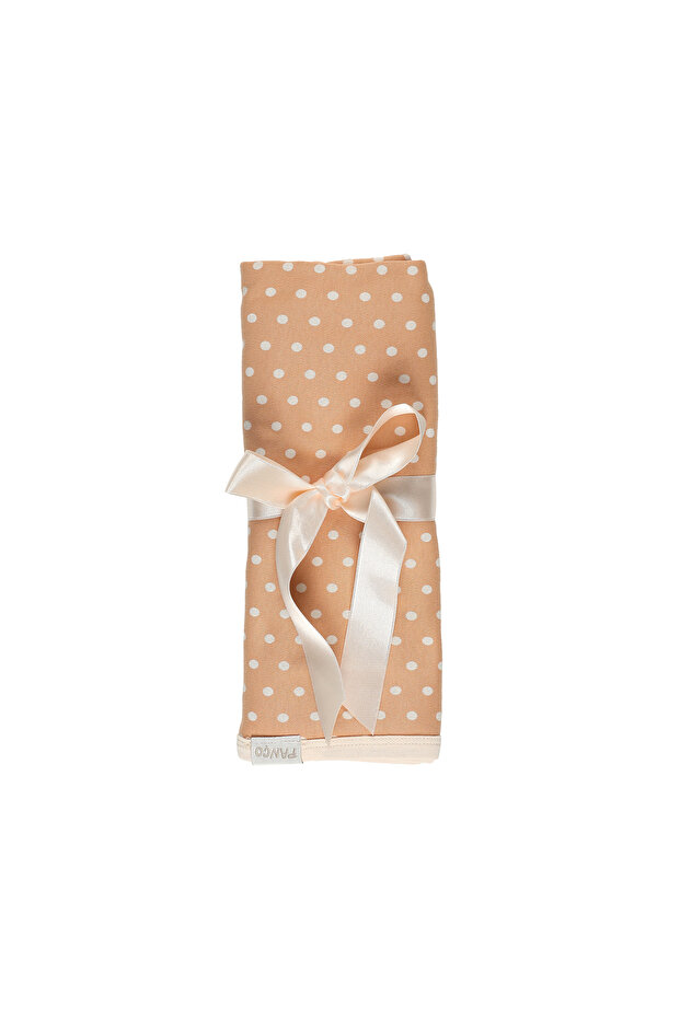 Newborn 80*80 cm Polka Dot Patterned Salmon Blanket