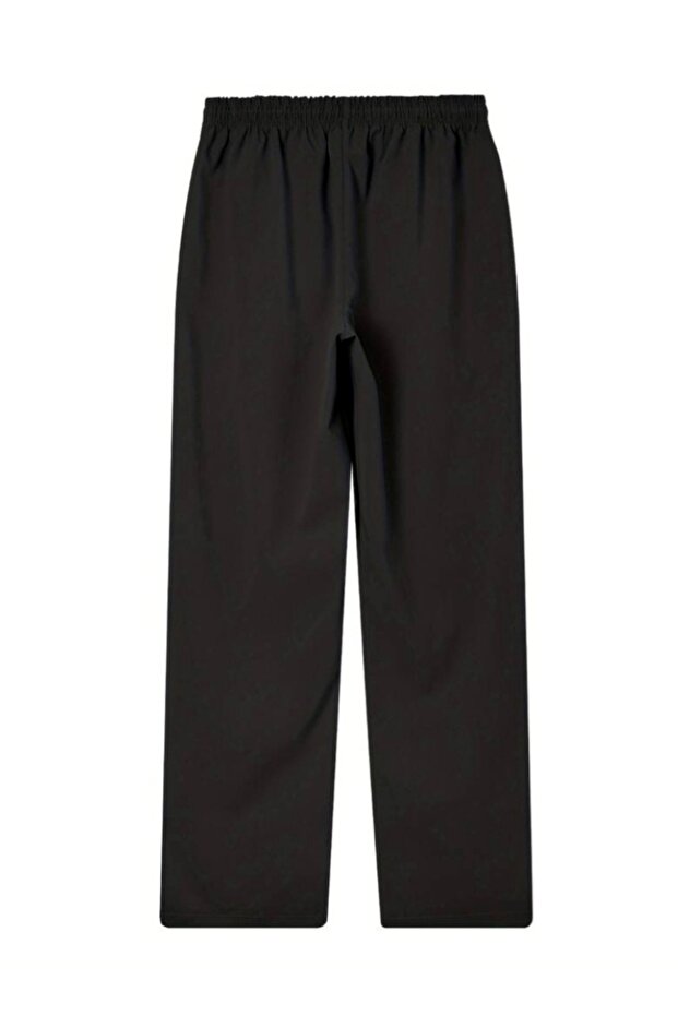 Men's Black Straight Leg Basic Sweatpants - 3