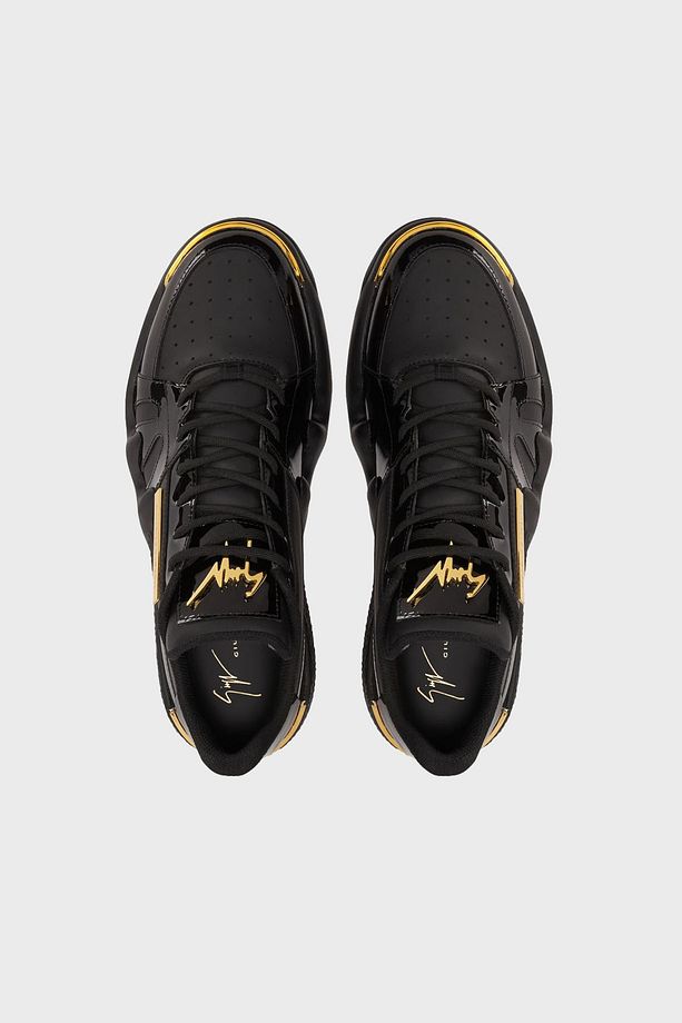 Logolu Hakiki Deri Sneaker Ayakkabı Erkek AYAKKABI RM40002 - 4