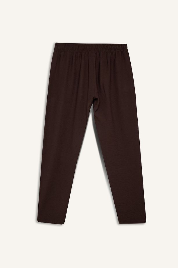 Jogger Pantolon Lastikli Bel Bağcıklı Basic Düz Paça D2573ax24au - 3
