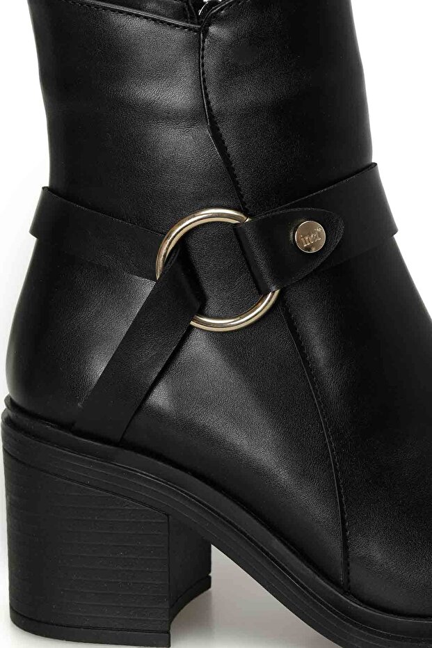 INCI BANES 4PR Siyah Kadın Topuklu Bot - 7