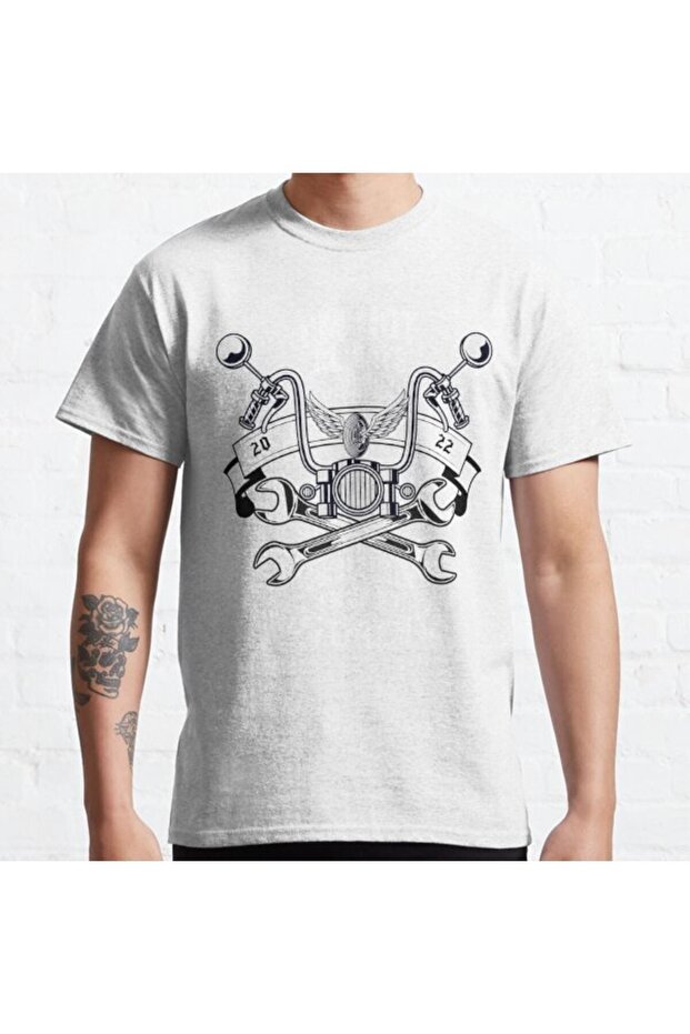 Loose Fit Unisex Im Not Always Grumpy Sometimes Im On My Motorcycle Design Printed T-shirt
