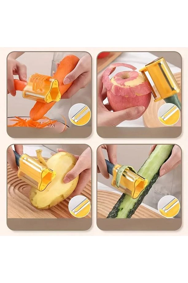 3 Lü Koruma Başlıklı Soyacak 1 Adet Asorti KAP-515 - 3