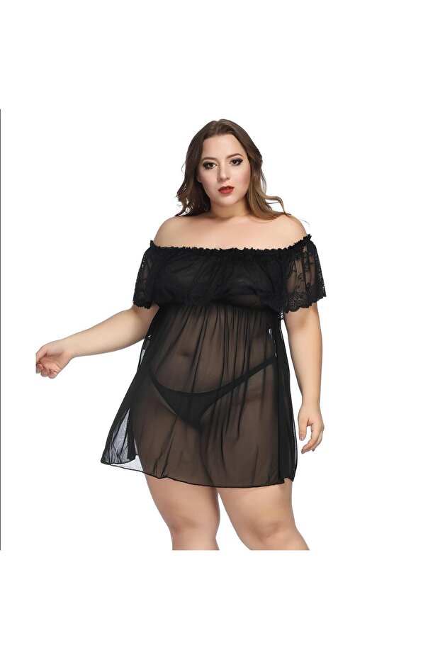 Νυχτικό plus size - 3