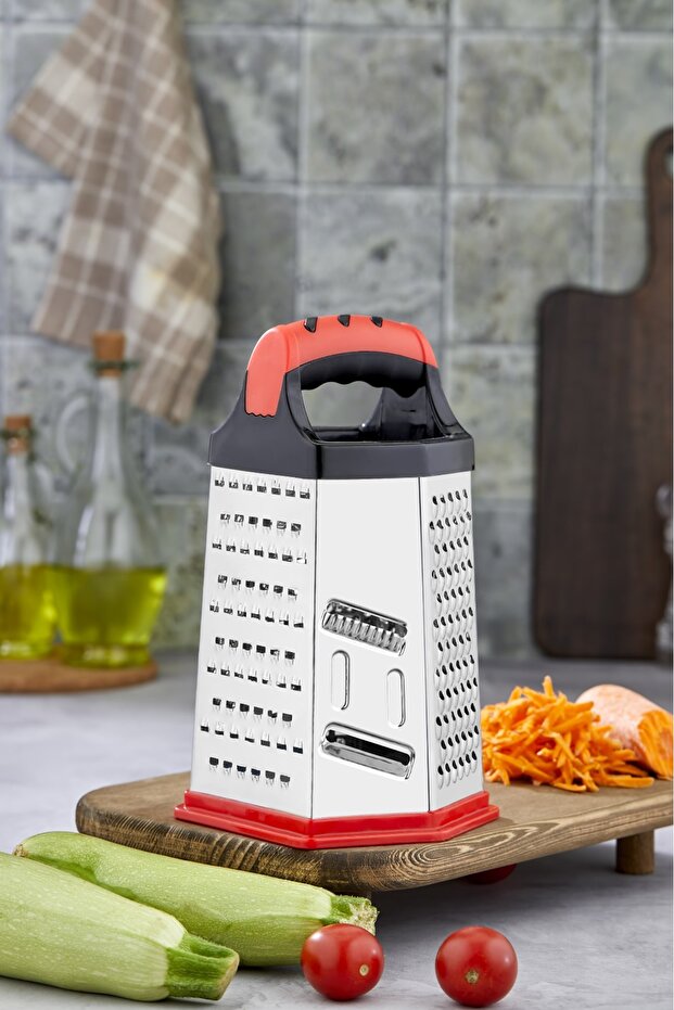 Altıgen Rende Kırmızı- Siyah - 1