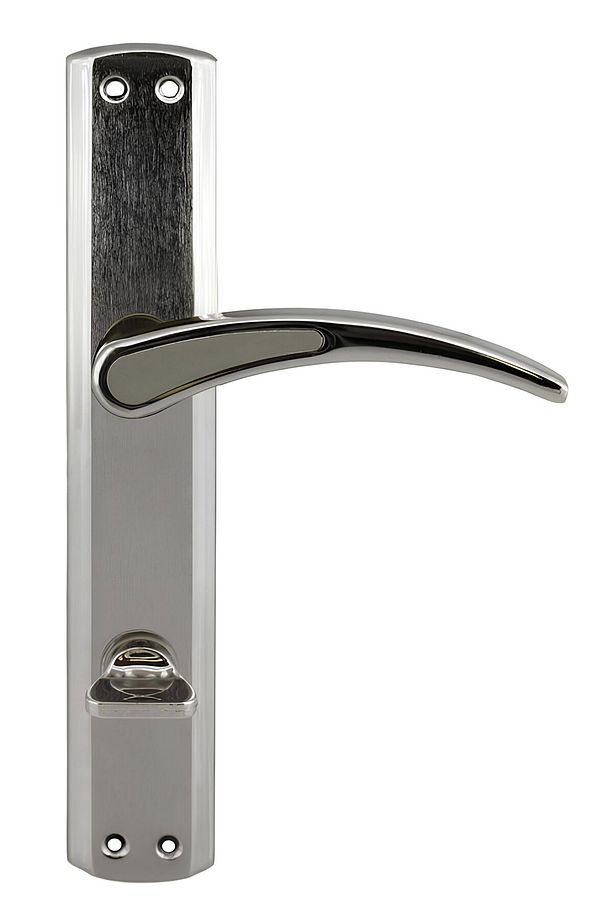 Atlas WC Banyo Kapı Kolu Nikel İnox Aynalı Sağa Sola Uygun İç Dış Wc Kapısı Kilitlenebilir 1 Takım - 4
