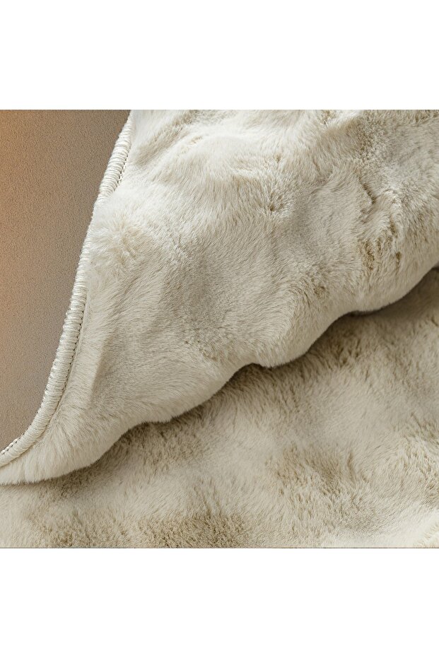 Rex Tavşanı Bubble Post Halı Krem - 7