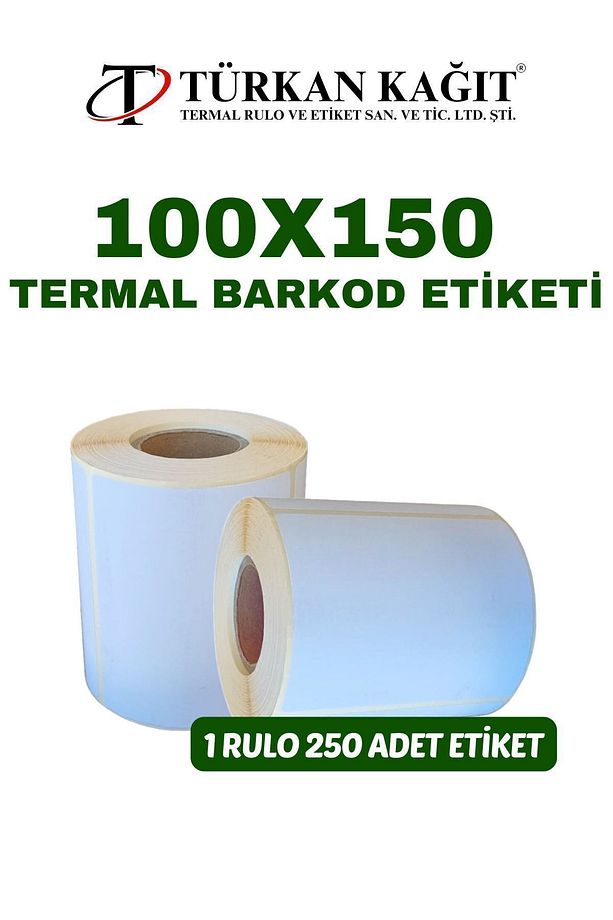 100x150 Termal Barkod Etiketi 1 Adet 250 Sarım 1.kalite - 2