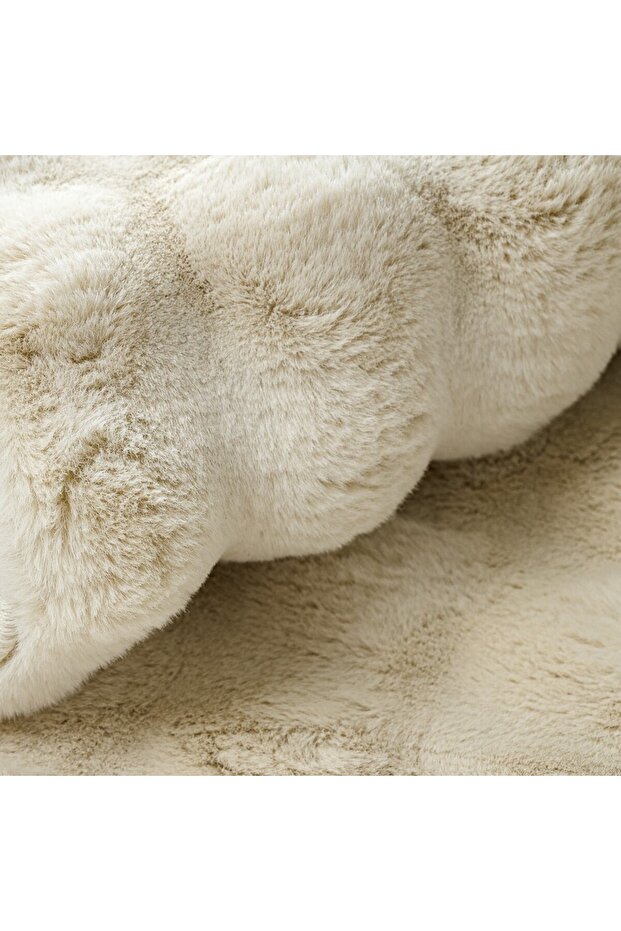 Rex Tavşanı Bubble Post Halı Krem - 6