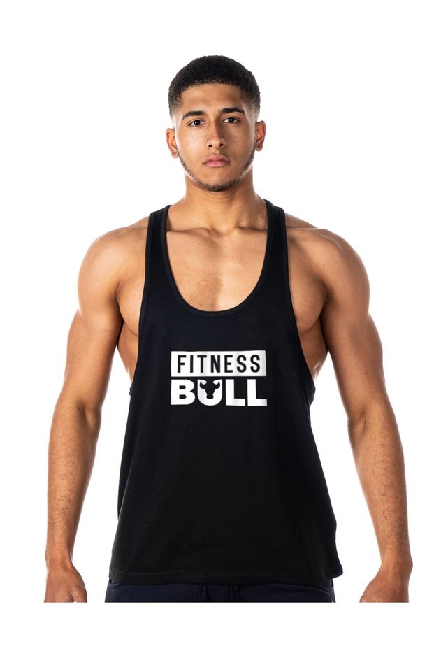 Fitness Bull Gym Tank Top Sports Tank Black