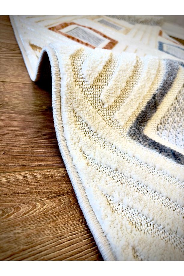 ZRF-3016-MULTİİ Yumuşak Dokulu Halı Kilim Salon Mutfak Koridor Kesme Yolluk Dokuma Makine Halısı - 4