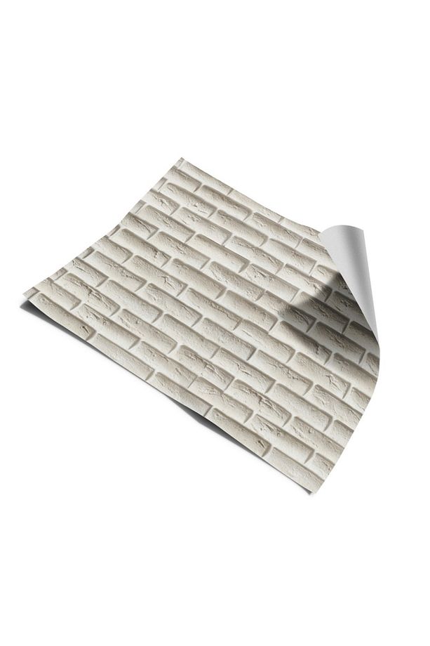 Mutfak Tezgah Arası Kendinden Yapışkanlı Folyo Kaplama Tuğla Desen 60cmx100cm - 6