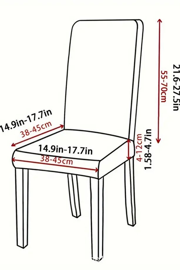 Sandalye Kılıfı Yeşil Yıkanabilir Likralı Esnek Lastikli Sandalye Örtüsü - 2