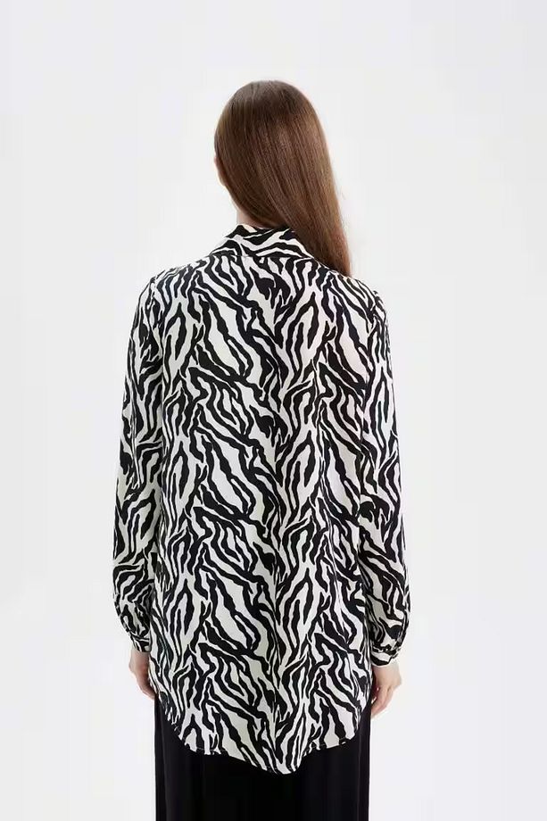 Regular Fit Uzun Kollu Tunik BLACK - 6
