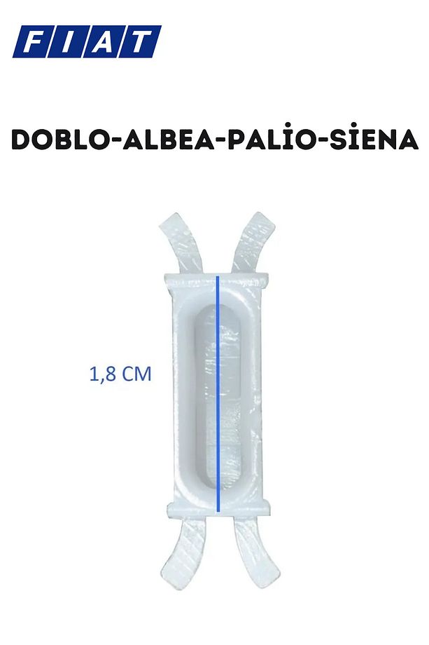 Cam Kapi Fitil Klipsi Doblo Albea Palio Siena Uyumlu 7078732 (10 ADET) - 2