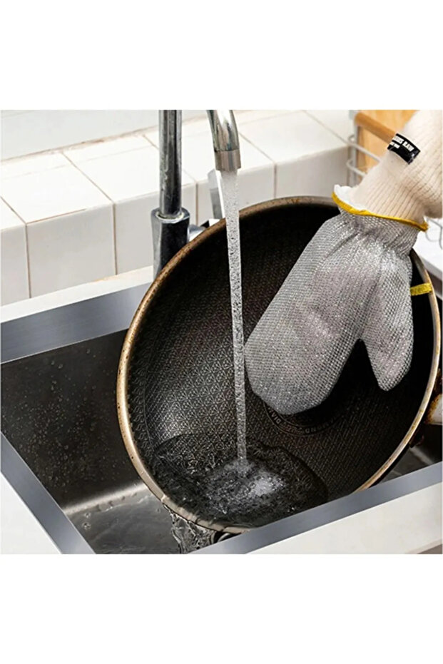 Single Kitchen Bathroom Multi-Purpose Wire Dishwashing Gloves Cleaning Waterproof Multi-Purpose Wire Miraculous