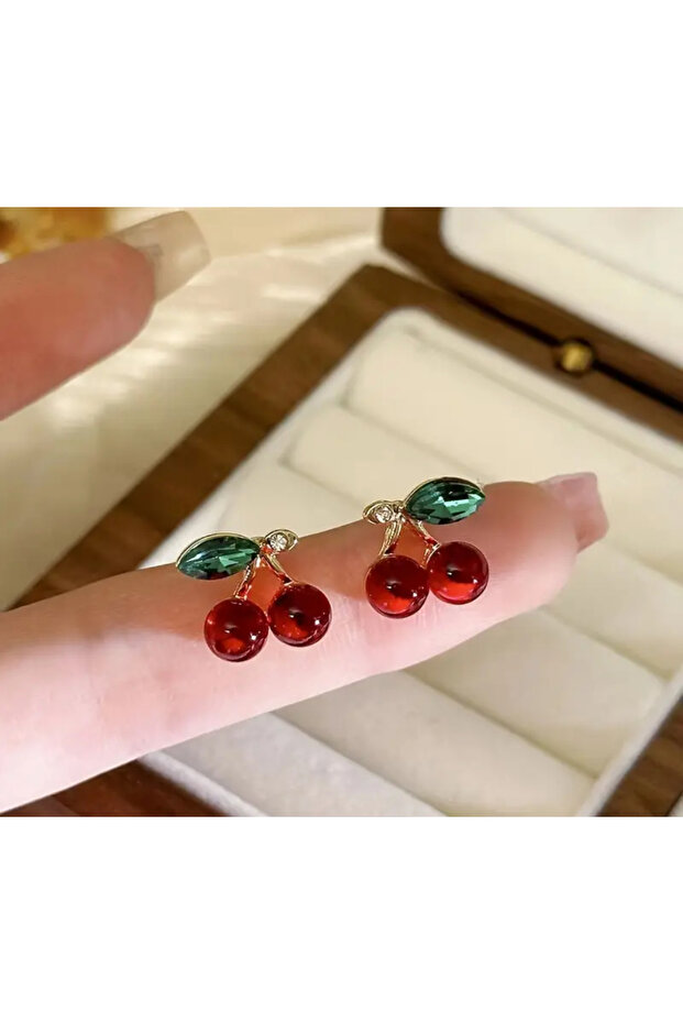 أقراط الكرز الأنيقة - 2