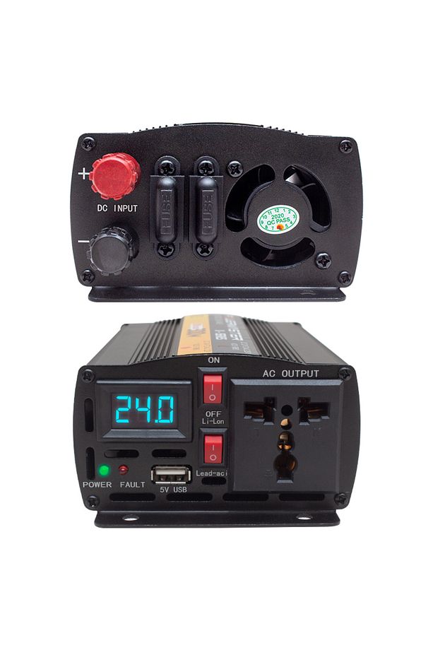 TEK DİJİTAL EKRAN 24 VOLT - 300 WATT MODIFIED SINUS WAVE INVERTER (4738) - 2
