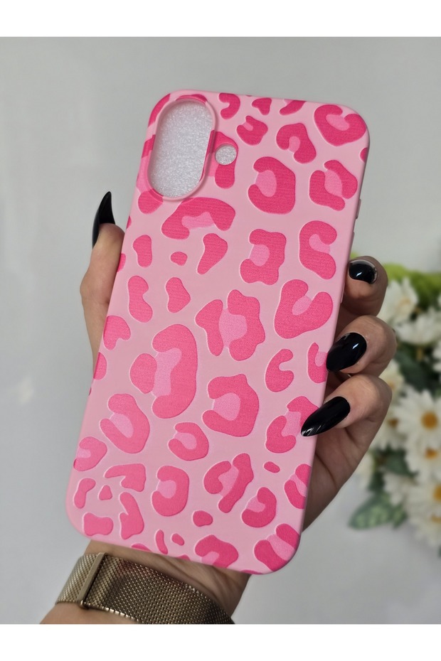 حافظة هاتف آيفون 16 بلس متوافقة مع طباعة الفهد من الداخل - 5