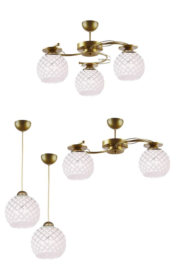 MODERN İLAY AVİZE SETİ SALON YATAK ODASI MUTFAK GİRİŞ 2Lİ 3LÜ TEKLİ AVİZE - 1
