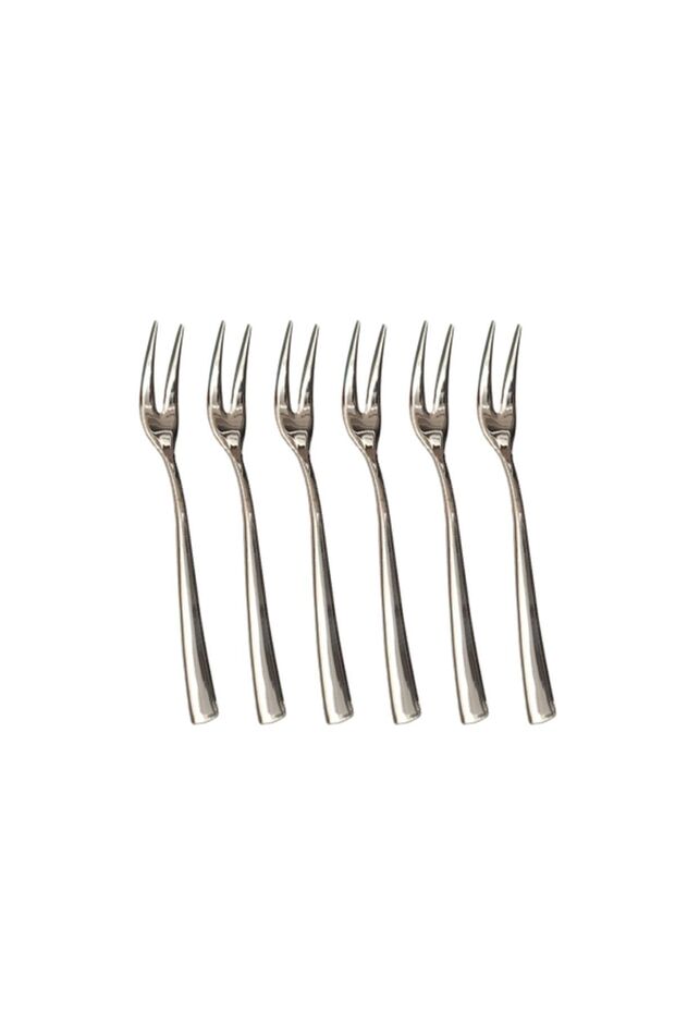 6 Pieces Seafood Fondue Forks Fondue Set Forks Olive Lemon Fruit Chocolate Forks Nehir 18-10