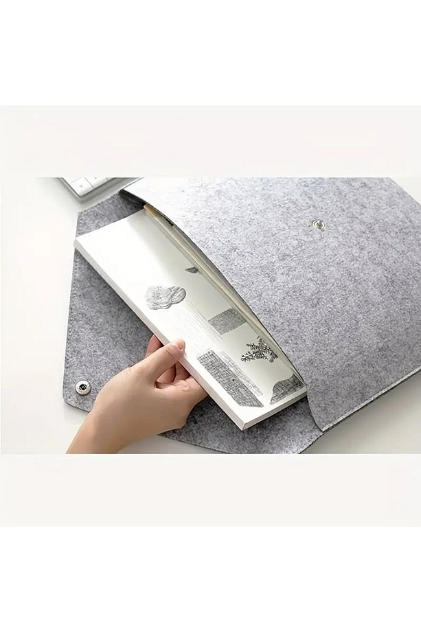 Evrak Çantası A4 Boyutu İçin Uygun 3 mm Keçe 32x24 cm 2 Renk Seçeneği - 3