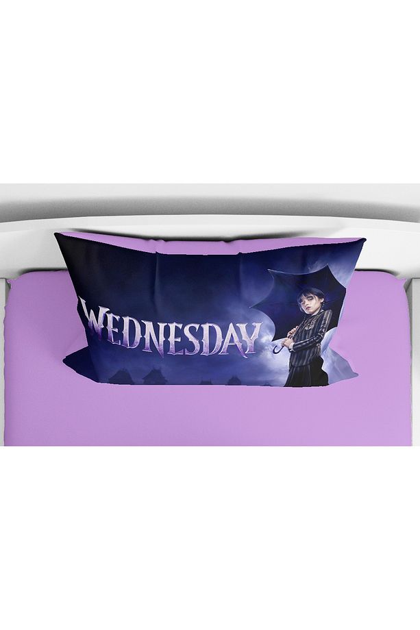 Wednesday 3d Dijital Baskılı Tek Kişilik Genç Kız Çocuk Nevresim Takımı - 3
