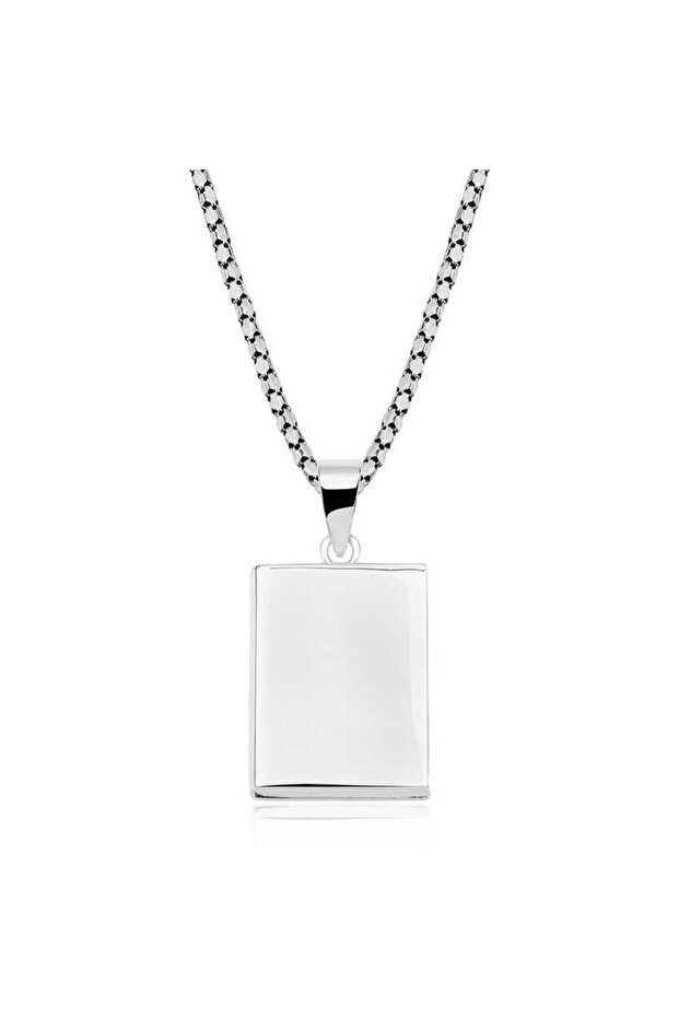 قلادة فضية قابلة للفتح من الداخل - 1