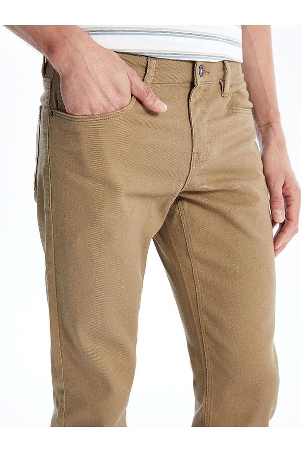 LCWAIKIKI Basic Dar Kalıp Erkek Chino Pantolon - 4