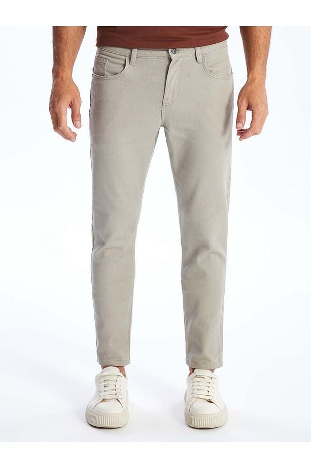 LCWAIKIKI Basic Dar Kalıp Erkek Chino Pantolon - 3