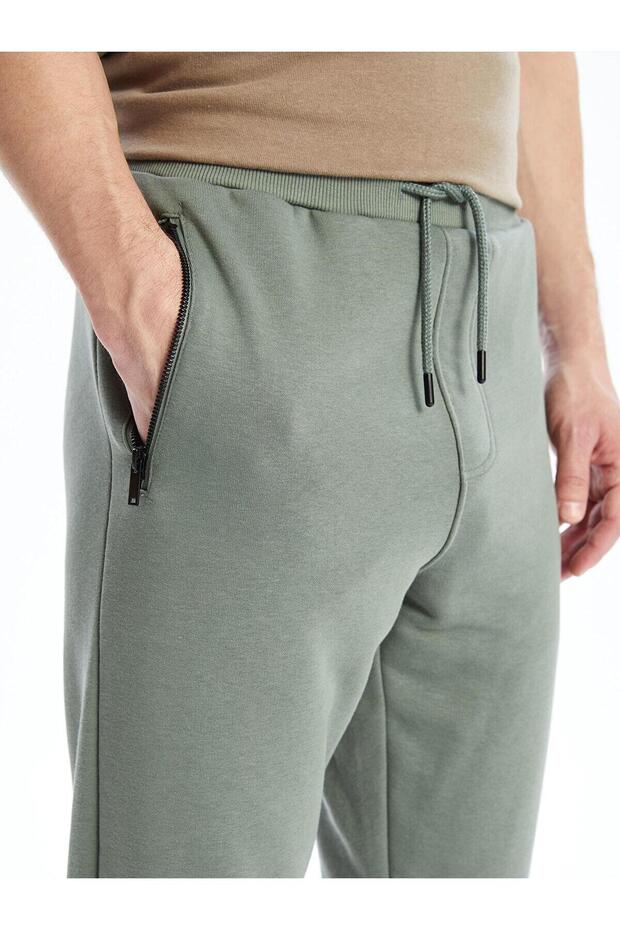 LCW Casual Mat Yeşil Slim Fit Erkek Jogger Eşofman Altı - 3