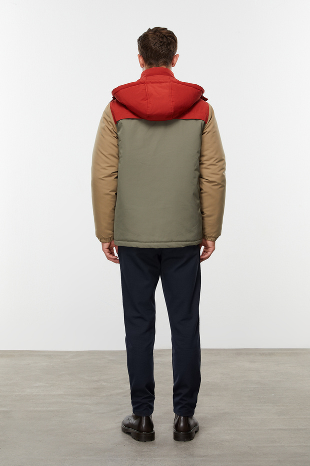 ÇIKARILABİLİR KAPÜŞONLU MONT - 5