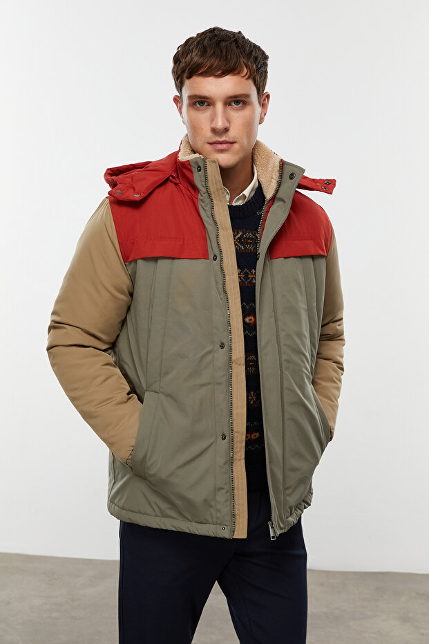 ÇIKARILABİLİR KAPÜŞONLU MONT - 1