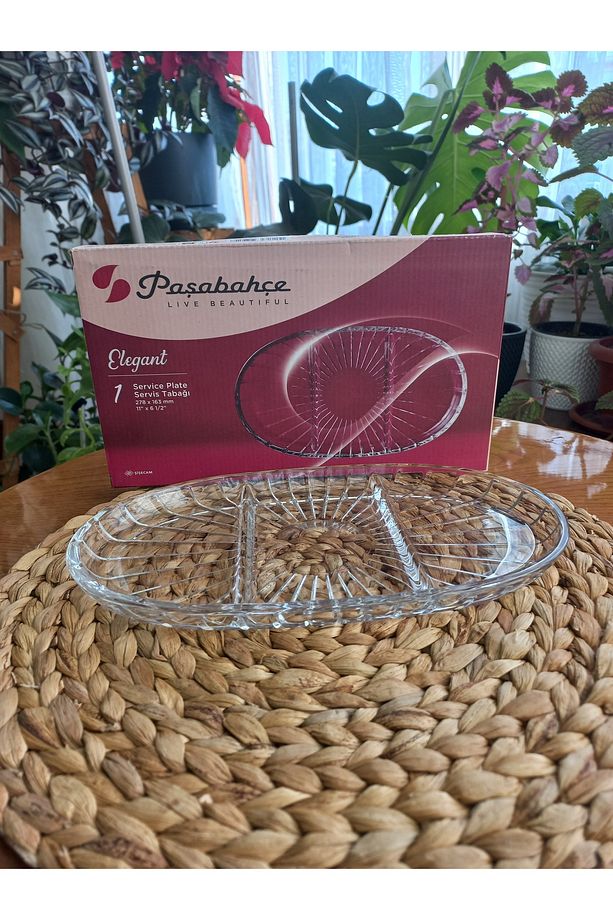SERVİS TABAĞI PAŞABAHÇE ELEGANT OVAL BÖLMELİ SERVİS TABAĞI - 1