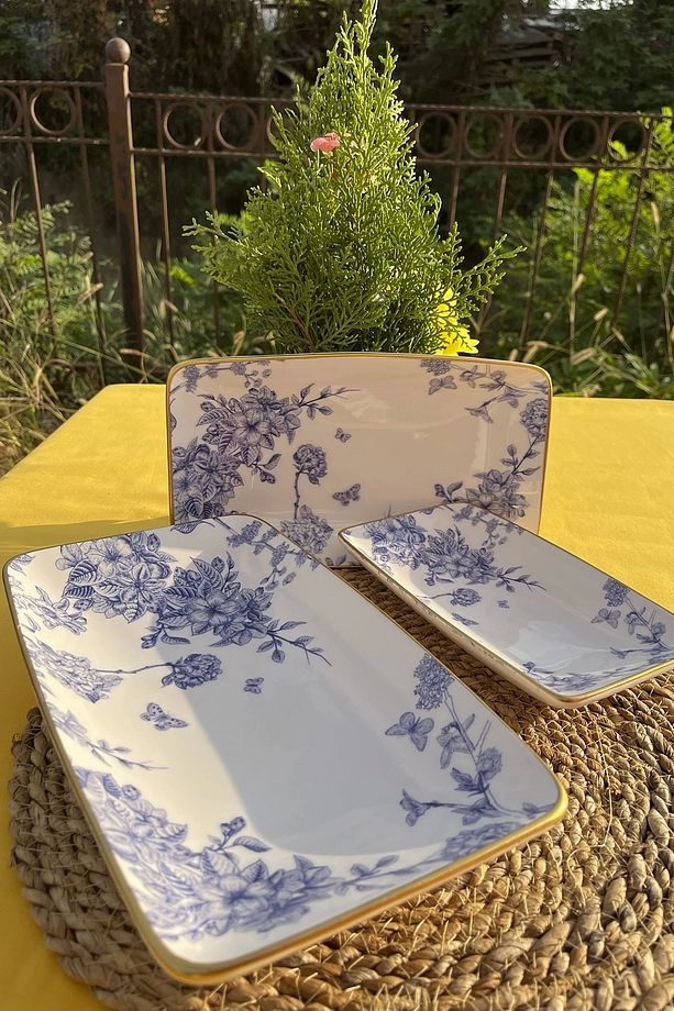 Gönül Spring Time 3'lü Kayık Tabak G4181 - 3