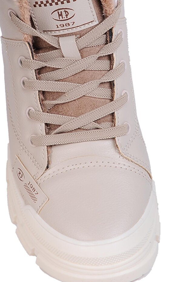 Mp 242-2245Zn Kadın Kürklü Kışlık Düz Bot - 3